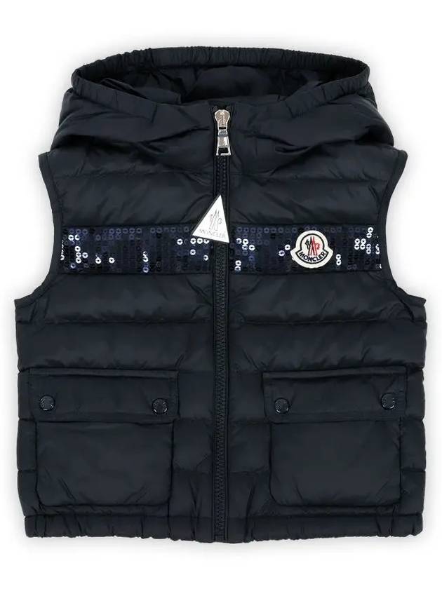 Kids BLAVET Down Padded Vest Navy 1A00001 595FE 778 8 10A - MONCLER - BALAAN 2