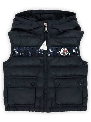 Kids BLAVET Down Padded Vest Navy 1A00001 595FE 778 8 10A - MONCLER - BALAAN 1