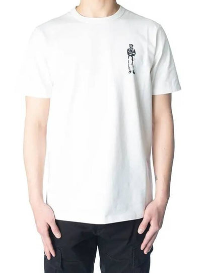 Overfit printed short sleeve t shirt white 12CMTS198A - CP COMPANY - BALAAN 2