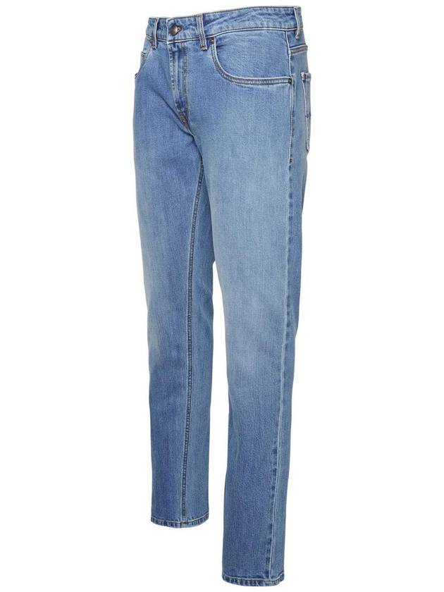 Fay Blue Cotton Jeans - FAY - BALAAN 2