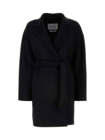 Harold Cashmere Wool Single Coat Black - MAX MARA - BALAAN 2