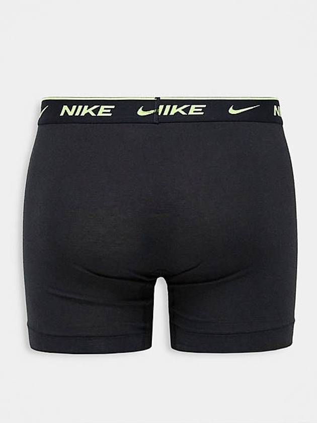 Dri-Fit Essential Cotton Stretch Briefs 3 Pack Black - NIKE - BALAAN 4