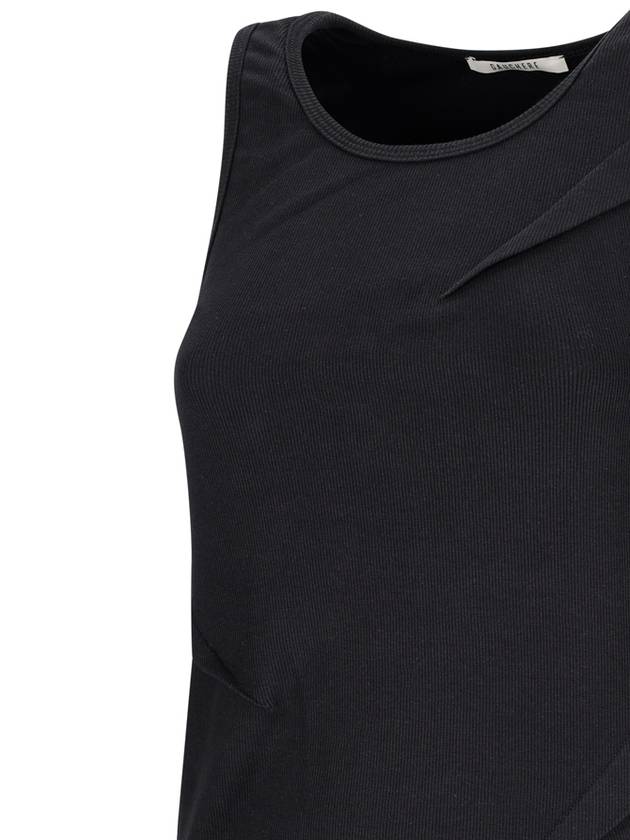 SLEEVELESS CREW NECK TOP - GAUCHERE - BALAAN 3