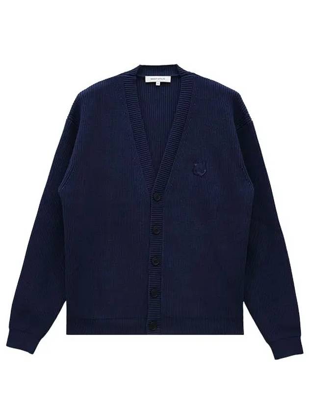 Bold Fox Head Cardigan Navy - MAISON KITSUNE - BALAAN 2