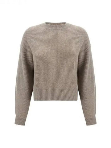 Sequin cashmere wool knit - BRUNELLO CUCINELLI - BALAAN 1