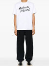 Maison Kitsune Handwriting Cotton Short Sleeve T Shirt MM00101 - POLO RALPH LAUREN - BALAAN 4