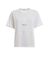 Rive Gauche Short Sleeve T-Shirt White - SAINT LAURENT - BALAAN 2