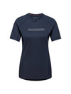 Selun FL Logo Short Sleeve T-shirt Navy - MAMMUT - BALAAN 1