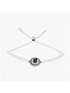 Swan Crystal Pearl Rhodium Plated Bracelet Grey - SWAROVSKI - BALAAN 3