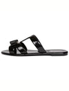 Ferragamo Lilia Barra Jelly Sandals Black 0755969 755969 - SALVATORE FERRAGAMO - BALAAN 3