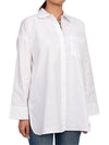 Sylvie Long Sleeve Shirt White - MAX MARA - BALAAN 6