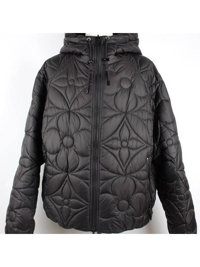 Flower Quilted Hooded Padded Jacket 52 - LOUIS VUITTON - BALAAN 2