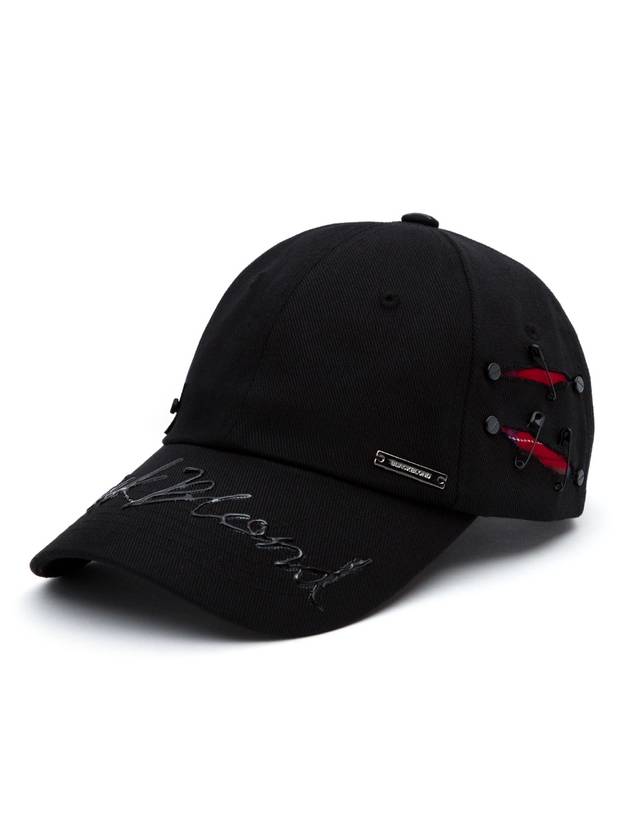 Black Blood Logo Cap Black - BLACKBLOND - BALAAN 2