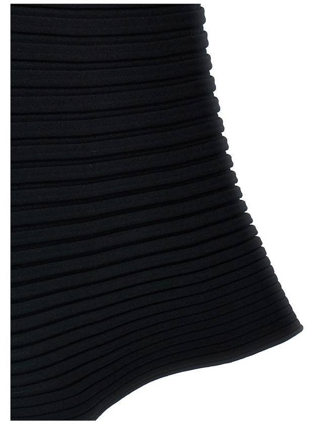 Pleated Knit Blouse Black - ISSEY MIYAKE - BALAAN 5