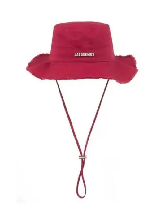 Le Bob Artichaut Cotton Bucket Hat Red - JACQUEMUS - BALAAN 2