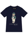 Kids Women s Teddy Bear T Shirt Navy 853828 024 - POLO RALPH LAUREN - BALAAN 2