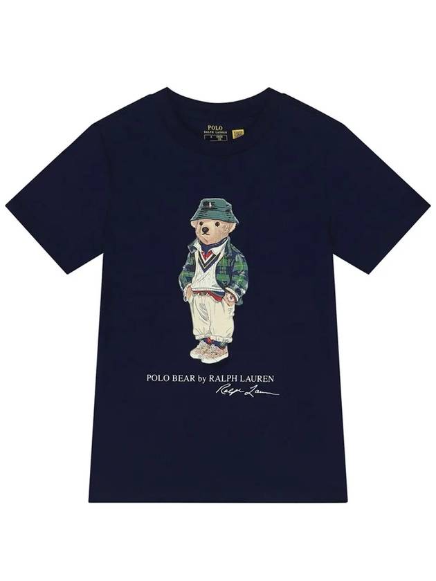 Kids Women s Teddy Bear T Shirt Navy 853828 024 - POLO RALPH LAUREN - BALAAN 2