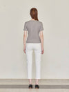64 Sequential delivery Waffle Half Crop T Gray - LESEIZIEME - BALAAN 5