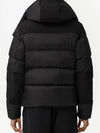 Detachable Sleeve Hoodie Padded Black - BURBERRY - BALAAN 5