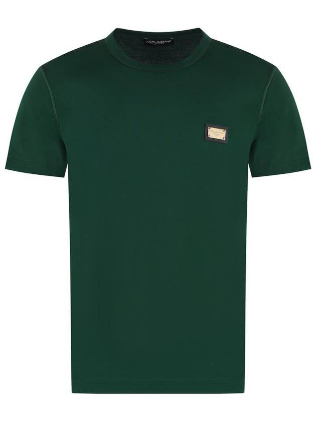 Long Sleeve T-Shirt G8PT1TG7F2I V0340 GREEN - DOLCE&GABBANA - BALAAN 2