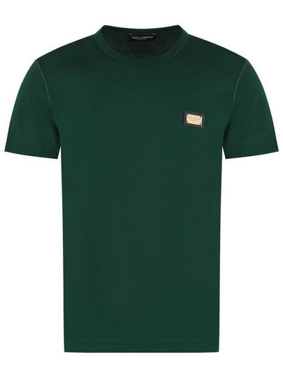 Long Sleeve T-Shirt G8PT1TG7F2I V0340 GREEN - DOLCE&GABBANA - BALAAN 2