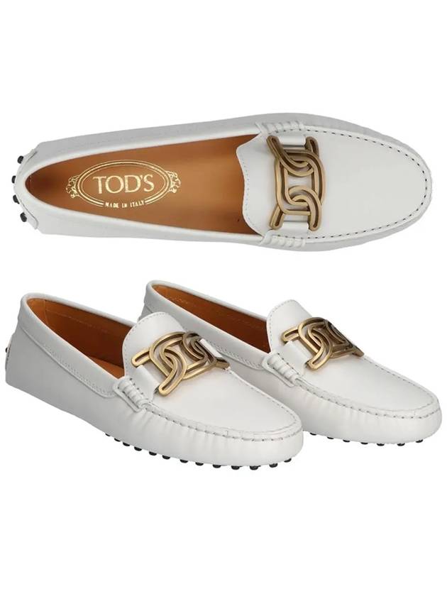 Kate Gommino Leather Driving Shoes White - TOD'S - BALAAN 2