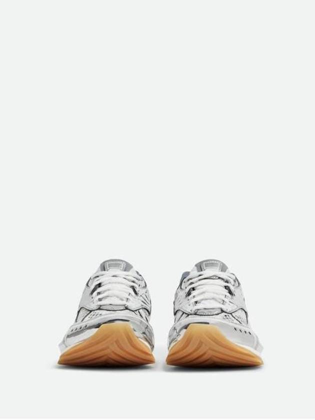 Orbit Mesh Low Top Sneakers White - BOTTEGA VENETA - BALAAN 3