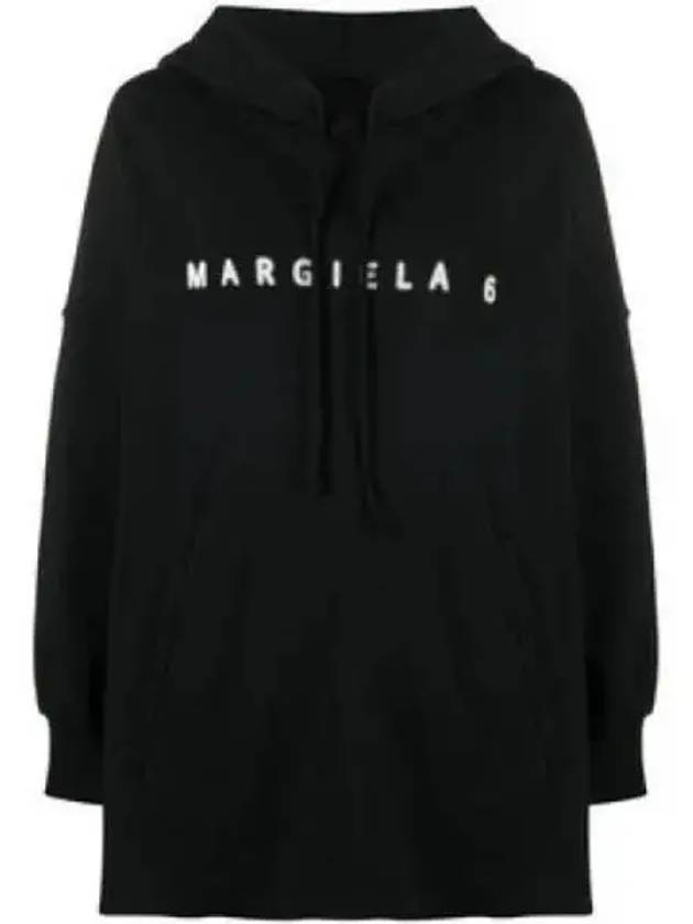 Logo Cotton Over Hoodie Black - MAISON MARGIELA - BALAAN 2