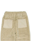 OGAFF Paisley Patch Sheaper Fleece Wide Pants Beige - OGARP - BALAAN 6