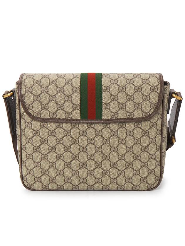 24 ss GG Supreme Fabric Leather Shoulder Strap WITH Iconic Web Band 761741FACJQ9741 B0650983044 - GUCCI - BALAAN 5