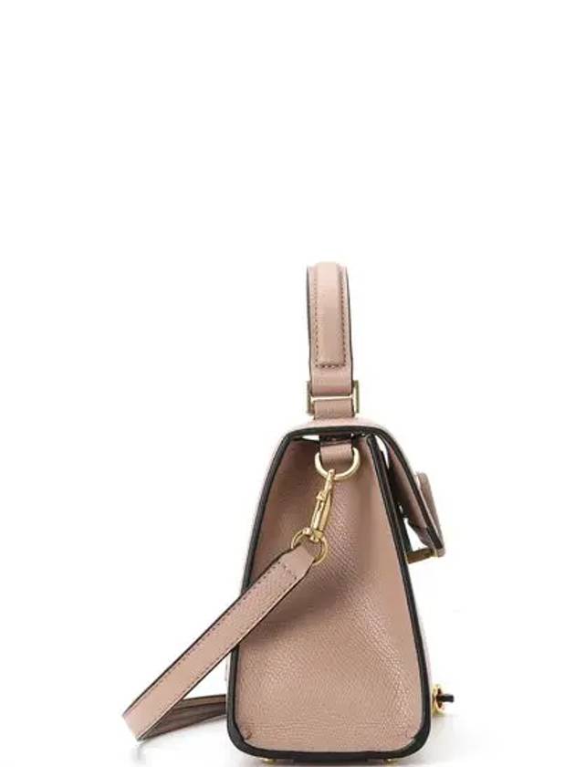 V-Sling Small Tote Shoulder Bag Beige - VALENTINO - BALAAN 3