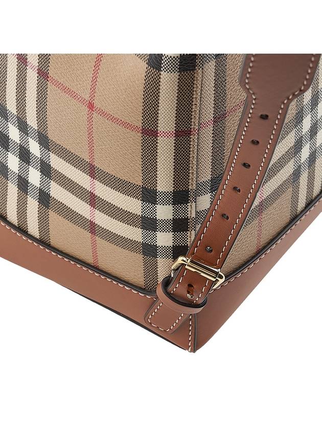 Check Backpack Brown Archive Beige - BURBERRY - BALAAN 9