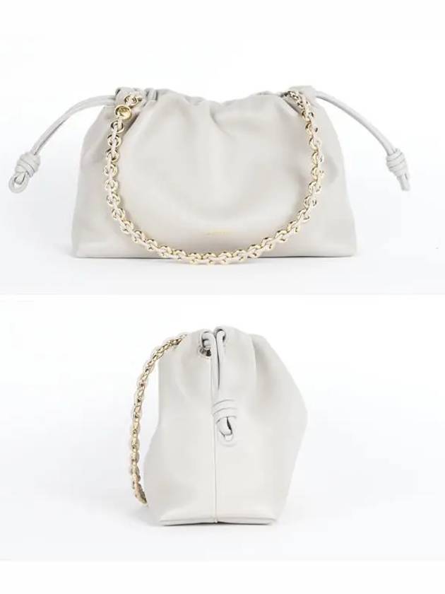 Medium Flamenco Bucket Bag Grey - LOEWE - BALAAN 3