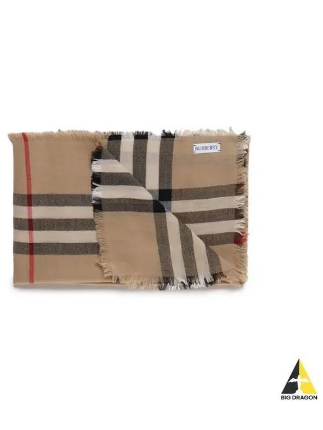 Vintage Check Wool Scarf Archive Beige - BURBERRY - BALAAN 2