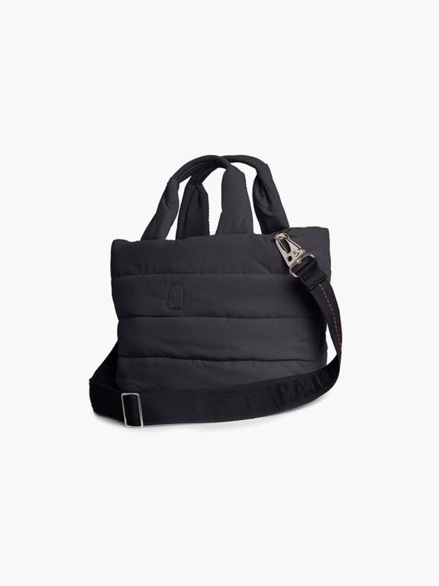 Logo Padded Tote Bag Black - PARAJUMPERS - BALAAN 3