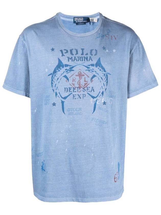 graphic print t-shirt 710904445001 - POLO RALPH LAUREN - BALAAN 2