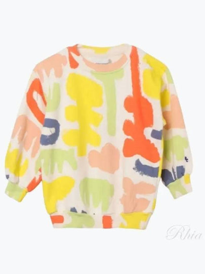 Kids Carnival All Over Sweatshirt Yellow - BOBO CHOSES - BALAAN 2