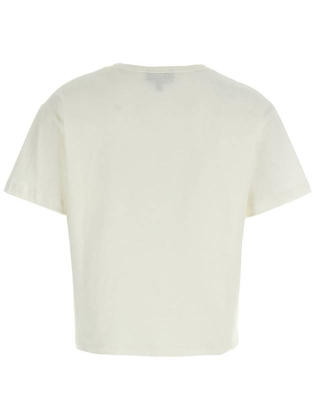 Boxy Micro Logo Short Sleeve T-Shirt White - A.P.C. - BALAAN 3