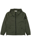 Stone Island zip up hooded overshirt - STONE ISLAND - BALAAN 2