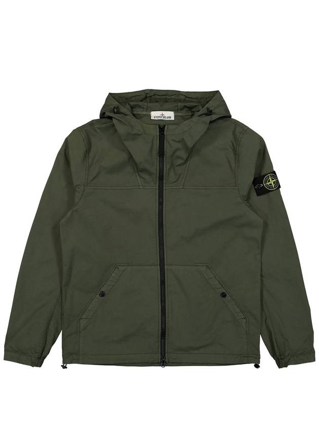 Stone Island zip up hooded overshirt - STONE ISLAND - BALAAN 2