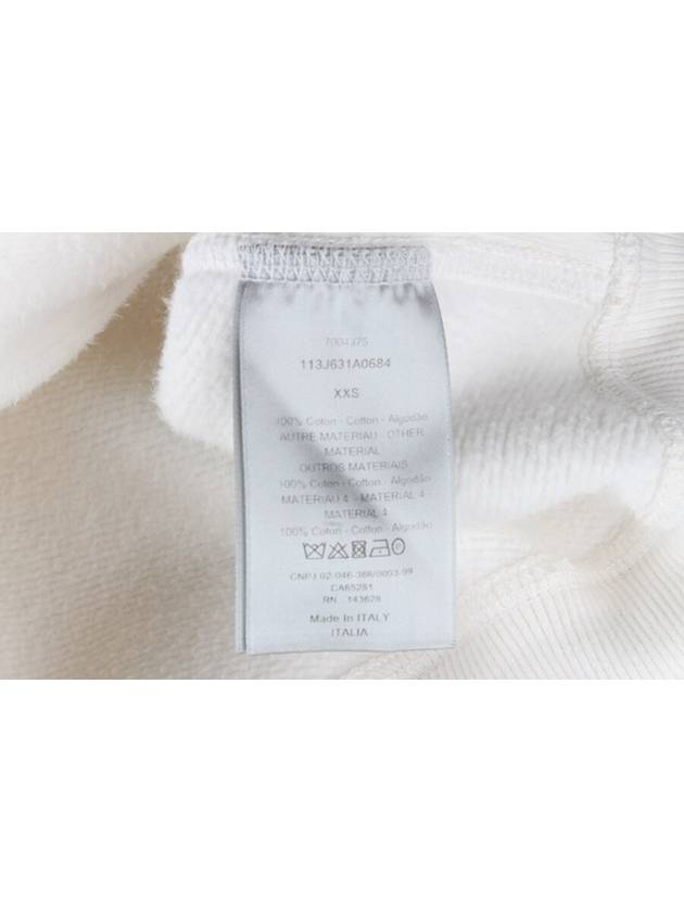 Oblique terry jacquard hoodie white XXS 90 95 - DIOR - BALAAN 9