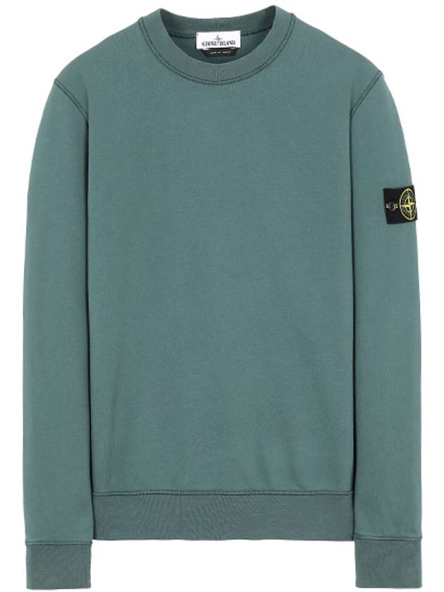 Men's Wappen Patch Sweatshirt Green - STONE ISLAND - BALAAN 2