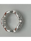 Chandal Ring Small Silver No 49 H109507 - HERMES - BALAAN 3