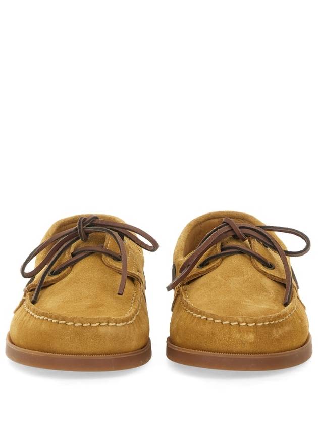 Bath Suede Boat Shoes Brown - PARABOOT - BALAAN 5