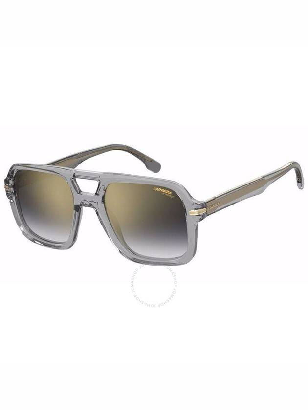 Carrera Grey Shaded Gold Mirror Navigator Men's Sunglasses CARRERA 317/S 0KB7/FQ 55 - CARRERA - BALAAN 1