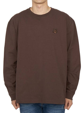 Fox Head Patch Comfort Sweatshirt Brown - MAISON KITSUNE - BALAAN 1