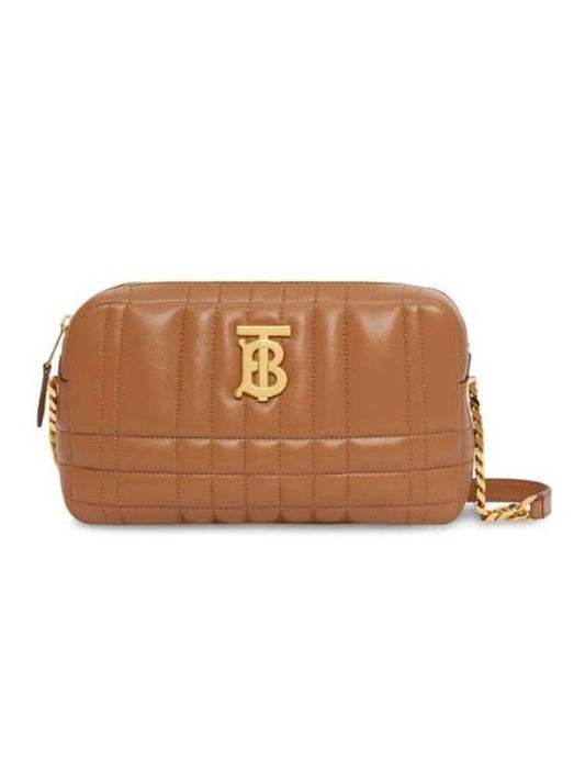 Lola Quilted Camera Cross Bag Tan - BURBERRY - BALAAN 1