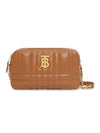 Lola Quilted Camera Shoulder Bag Tan - BURBERRY - BALAAN 1