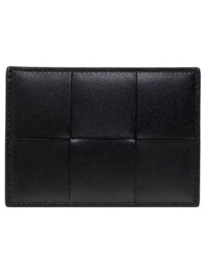 Intrecciato Cassette Card Wallet Black - BOTTEGA VENETA - BALAAN 2