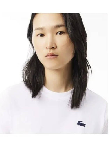 Women s Training Basic T Shirt White - LACOSTE - BALAAN 1